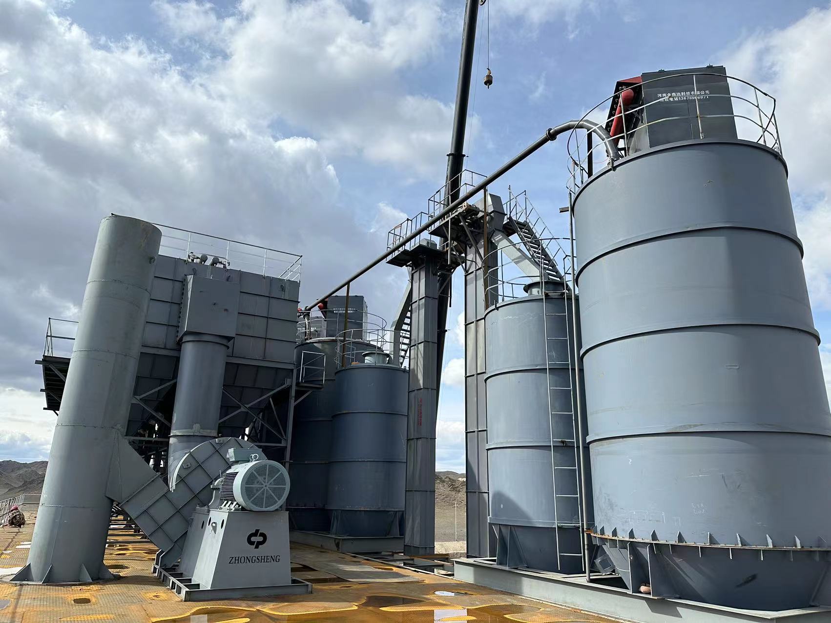 Sistema de transporte pneumático Shandong instalado con éxito na gran planta química asiática